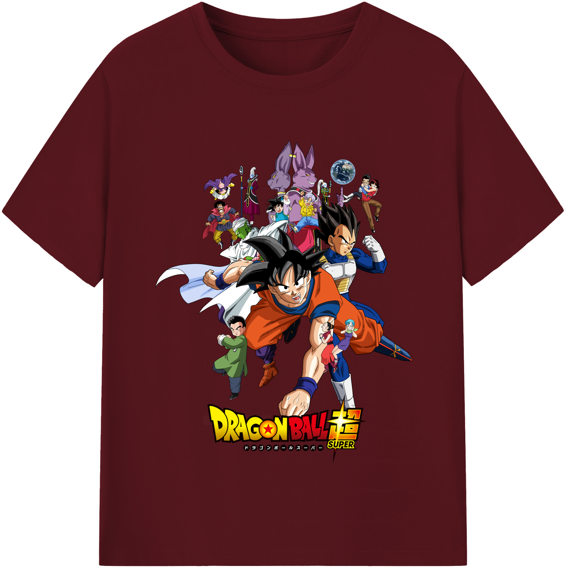 （画像用） ドラゴンボール DRAGON BALL 綿100％半袖Tシャツ（フロントプリント）